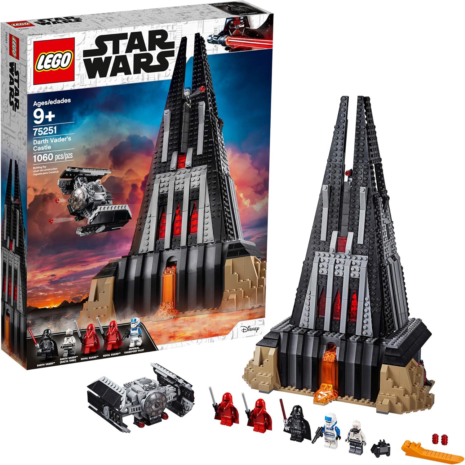 LEGO Star Wars Darth Vader's Castle 75251 Building Kit ...