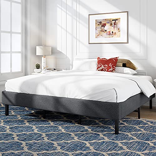 Allewie Upholstered Platform Bed Frame / No Box Spring ...