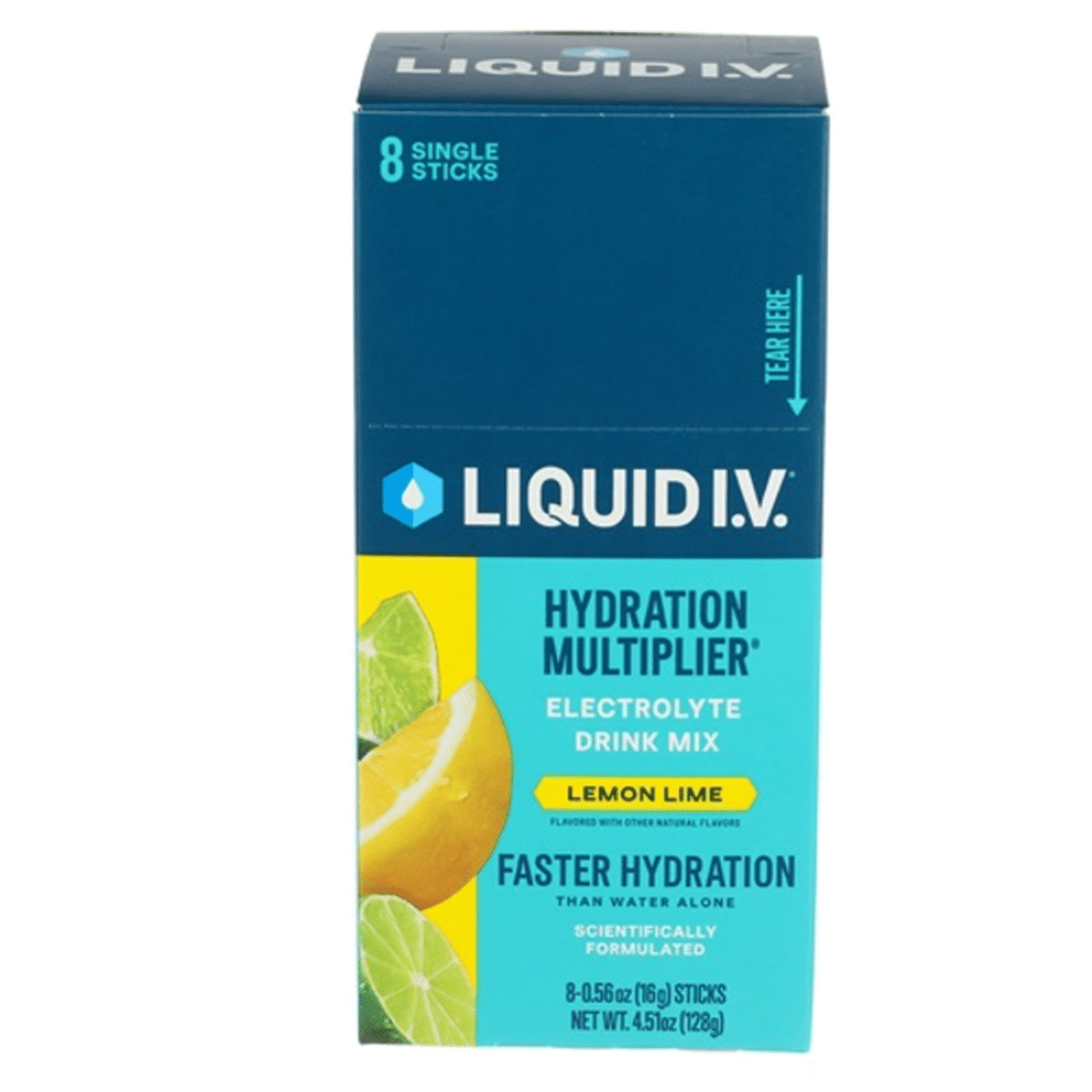 Liquid I.V. Hydration Multiplier, Lemon Lime, Electrolyte Drink Mix