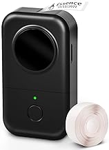 D30 Mini Thermal Label Printer Portable Sticker Maker, Bluetooth Inkless Label Makers for HomeSmall BusinessProductsOrganizing Work for 0.23 0.35 0.47 inch 12mm Tape