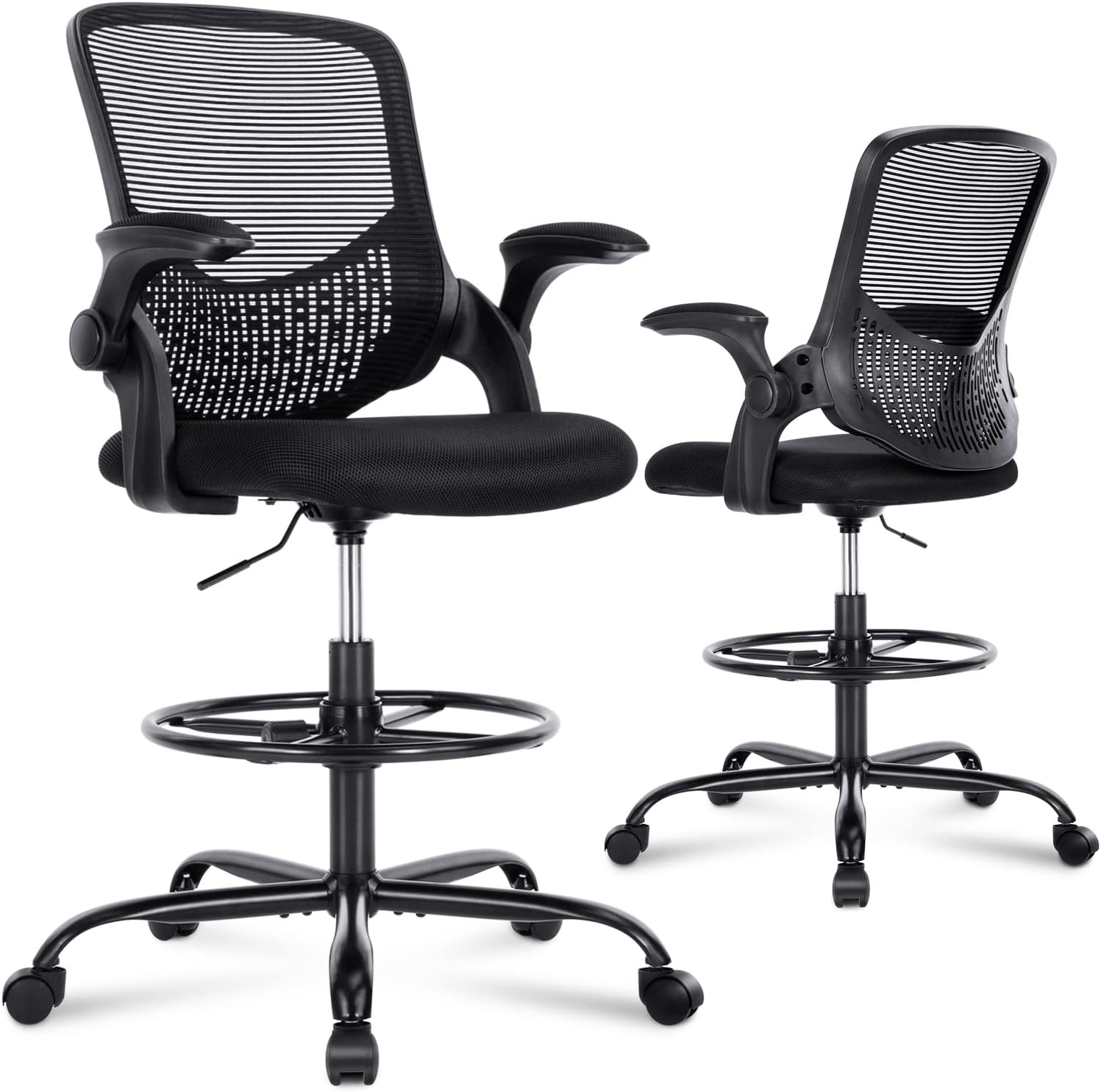 Tall Office Chair, Drafting Chair, Standing Desk Chair, High ...