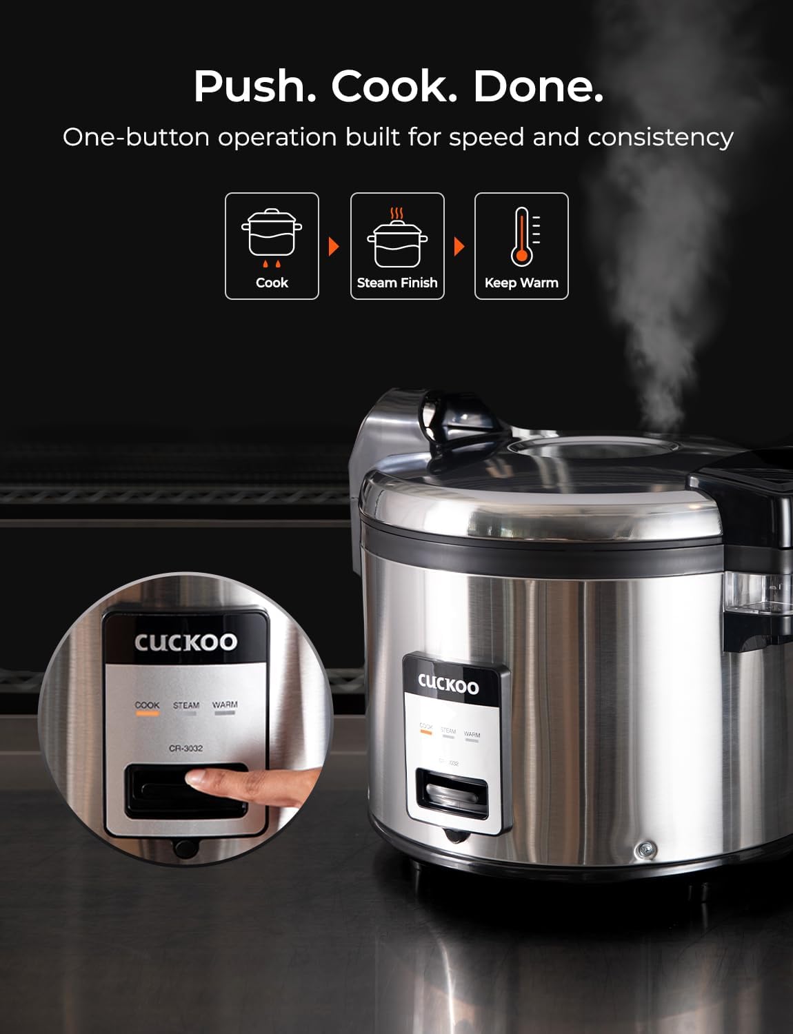 CUCKOO CR-3032 30-Cup (Uncooked) / 60-Cup (Cooked) Large ...