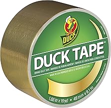 Brand 280748 Duct Tape Single Roll, Metallic Gold