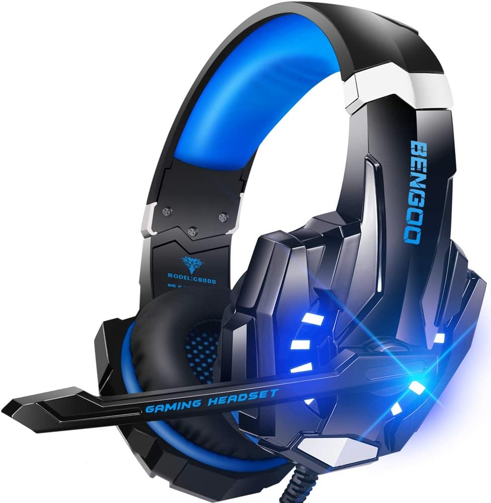 Amazon.com: BENGOO G9000 Stereo Gaming Headset for PS4 PC ...