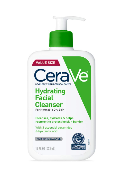 CeraVe Hydrating Facial Cleanser | Moisturizing Face Wash For Dry ...