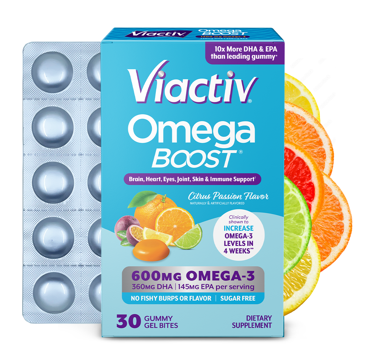 Omega Boost Omega 3 Fish Oil Gummies, EPA & DHA ...