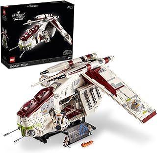 Lego Star Wars Republic Gunship 75309 UCS Display Model Kit for Adults to Build, Ultimate Collector Series, Office or Home Decor Gift Idea