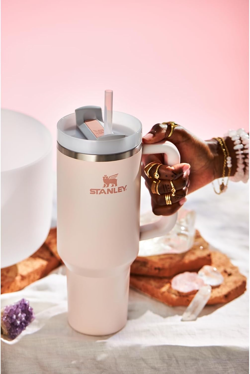 Stanley Quencher H2.0 Tumbler with Handle and Straw 40 oz ...
