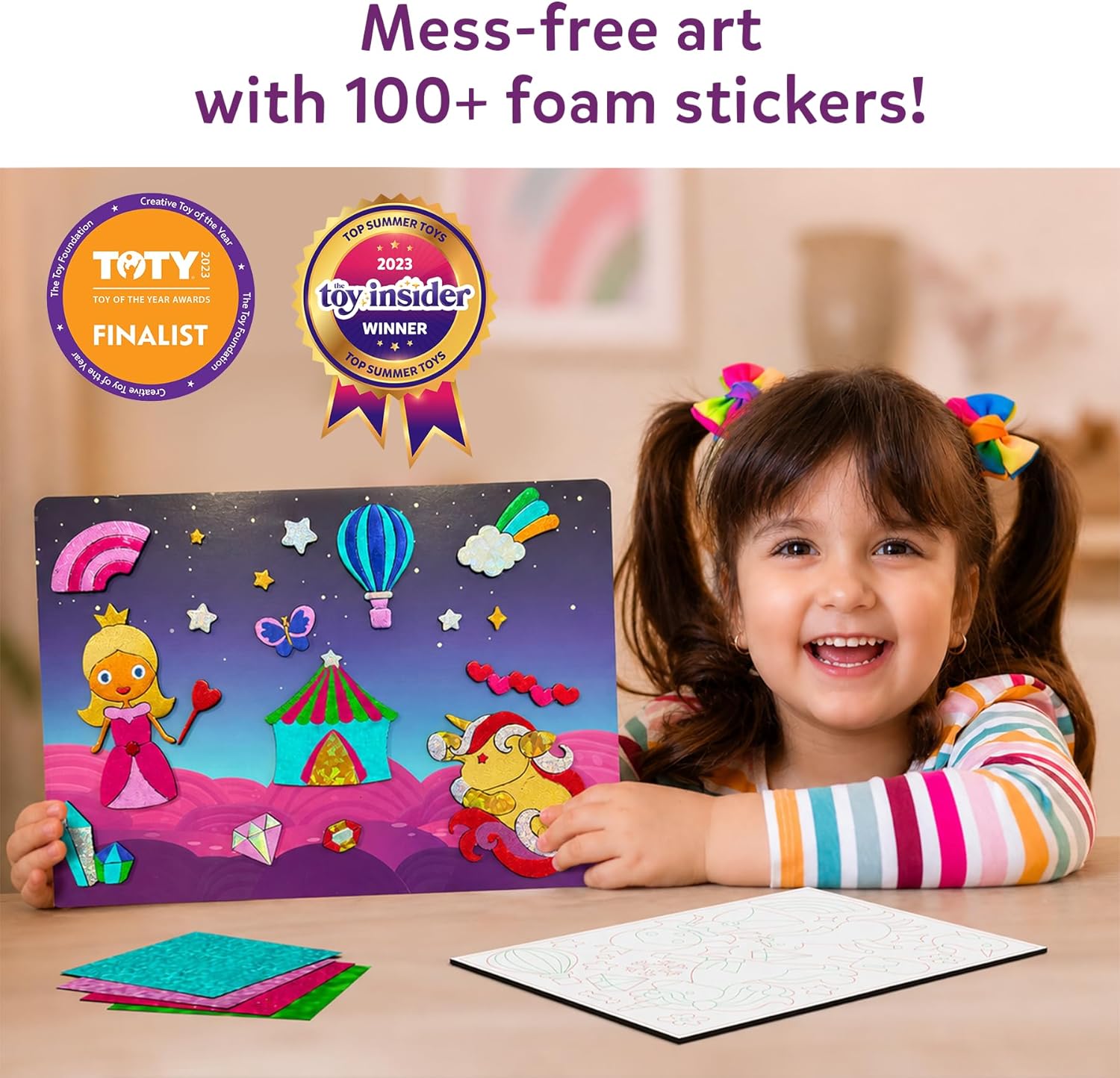 Foil Fun Unicorns & Princesses, No Mess Art for Kids, Craft ...