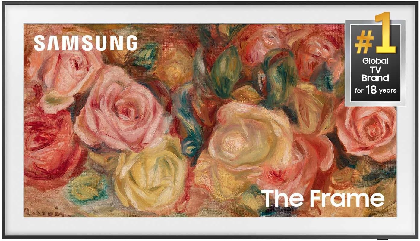 SAMSUNG 43-Inch Class QLED 4K LS03D The Frame Series ...