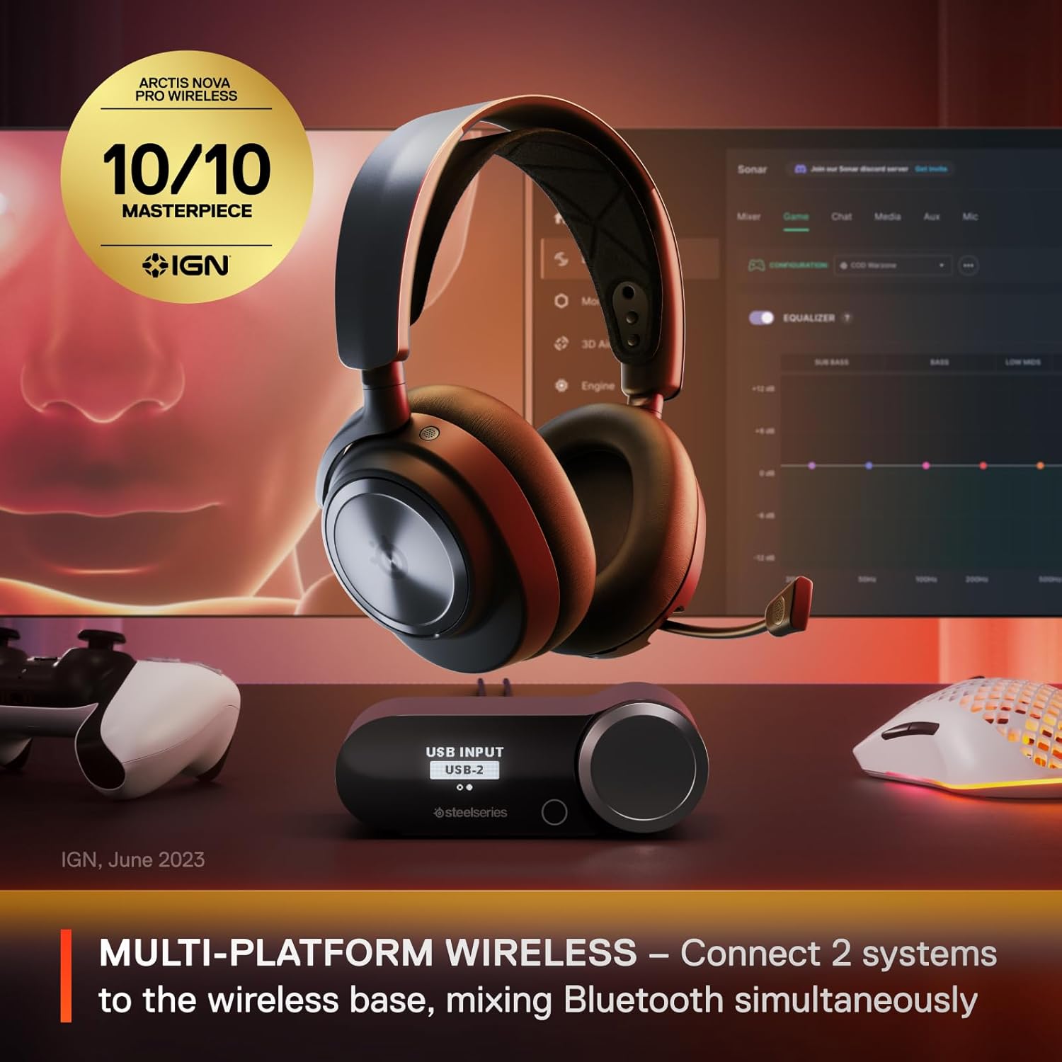 SteelSeries Arctis Nova Pro Wireless Multi-System ...