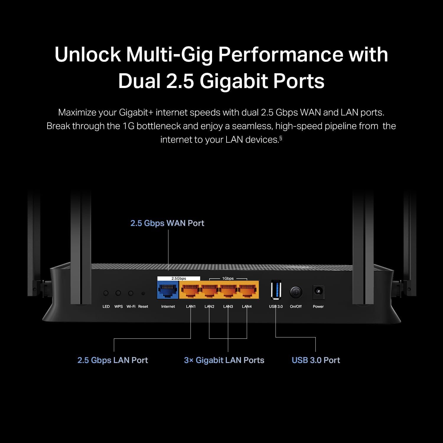 TP-Link Dual-Band BE3600 Wi-Fi 7 Router (Archer BE230)