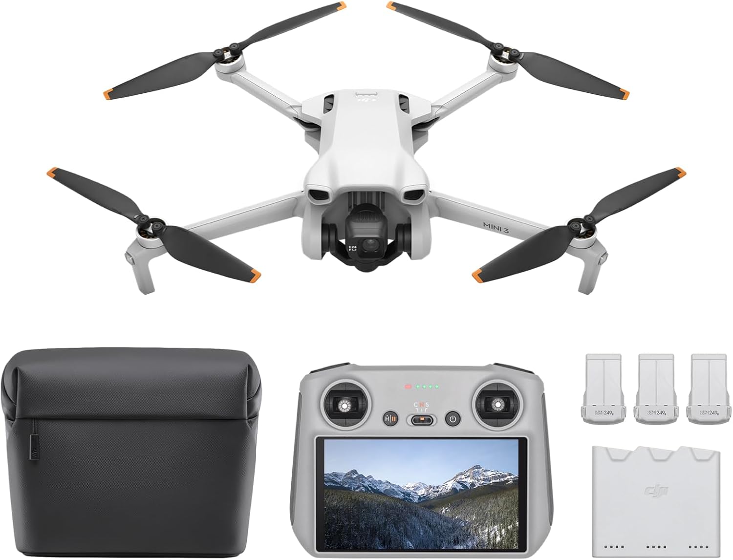 DJI Mini 3 Fly More Combo (DJI RC), Drones with Camera ...