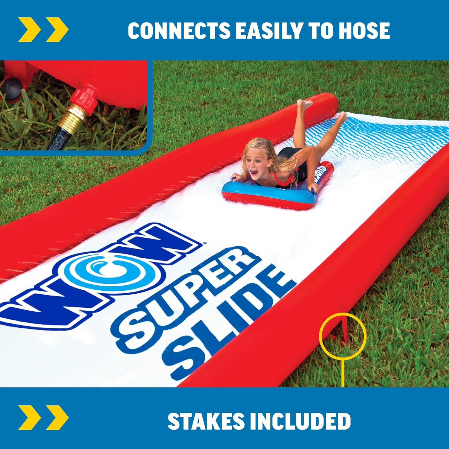 Slip n Slide Fun for Adults & Children - Zigzag Sprinkler ...