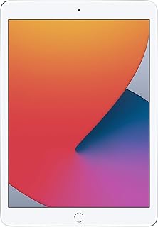 2020 Apple iPad 8th Gen (10.2 inch, Wi-Fi + Cellular, 32GB) Silver (Renewed)