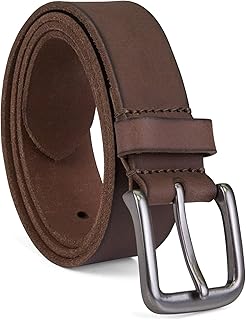 Timberland Men\'s 35mm Classic Buckle Leather Belt for Jeans