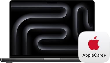 2024 MacBook Pro Laptop with M4 Pro, 12‑core CPU, 16‑core GPU: Built for Apple Intelligence, 14.2-inch Display, 24GB Unified Memory, 512GB SSD Storage; Space Black with AppleCare+ (3 Years)
