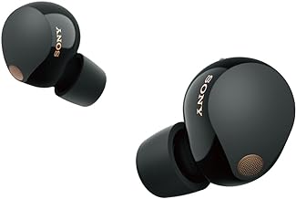 Sony WF-1000XM5 Wireless Noise Cancelling Earbuds, Bluetooth, In-Ear Headphones with Microphone, Up to 24 hours battery life and Quick Charge, IPX4 rating, Works with iOS & Android - Black (Renewed)