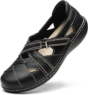 Women\'s Casual Loafers Cute Slip On Comfort Walking Flats Leather Driving Moccasins Fashion Closed Toe Boat Shoes