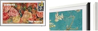 SAMSUNG 43-Inch Class QLED 4K LS03D The Frame Series Quantum HDR Smart TV (QN43LS03D, 2024 Model) + Free White Bezel Value $149 - VGSCFA43WTB