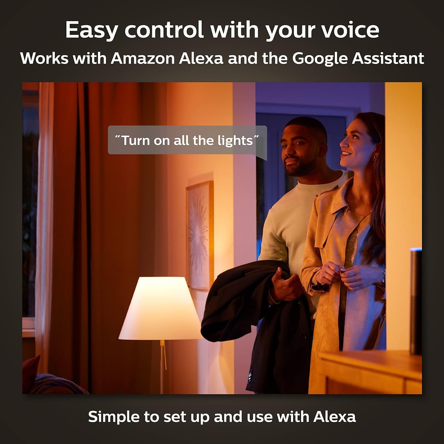 Philips Hue Smart 75W A19 LED Bulb - White Ambiance Warm-to ...