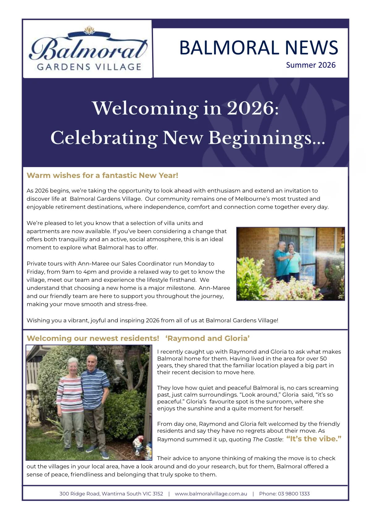 Balmoral News Summer 2026