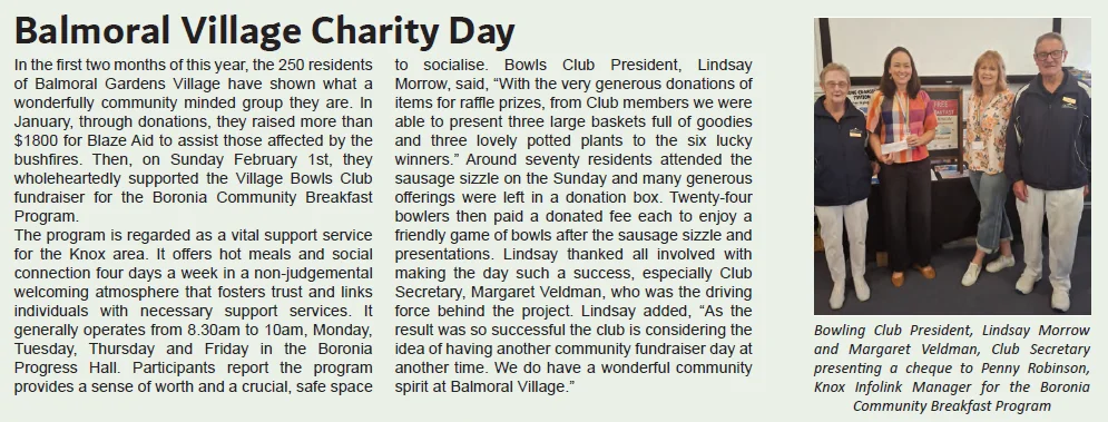 Studfield Wantirna Community News