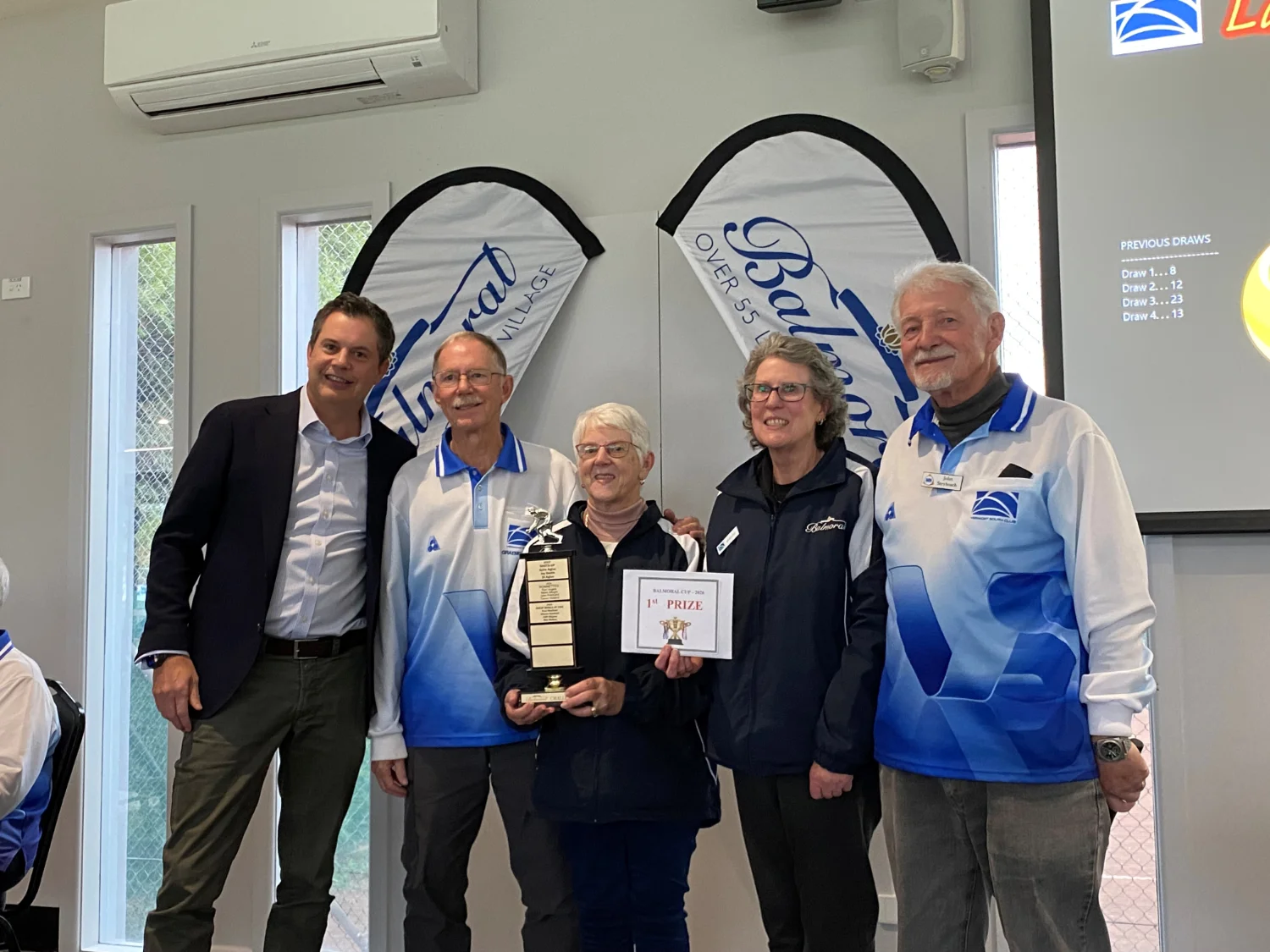 Balmoral Residents Celebrate Balmoral Cup Victory