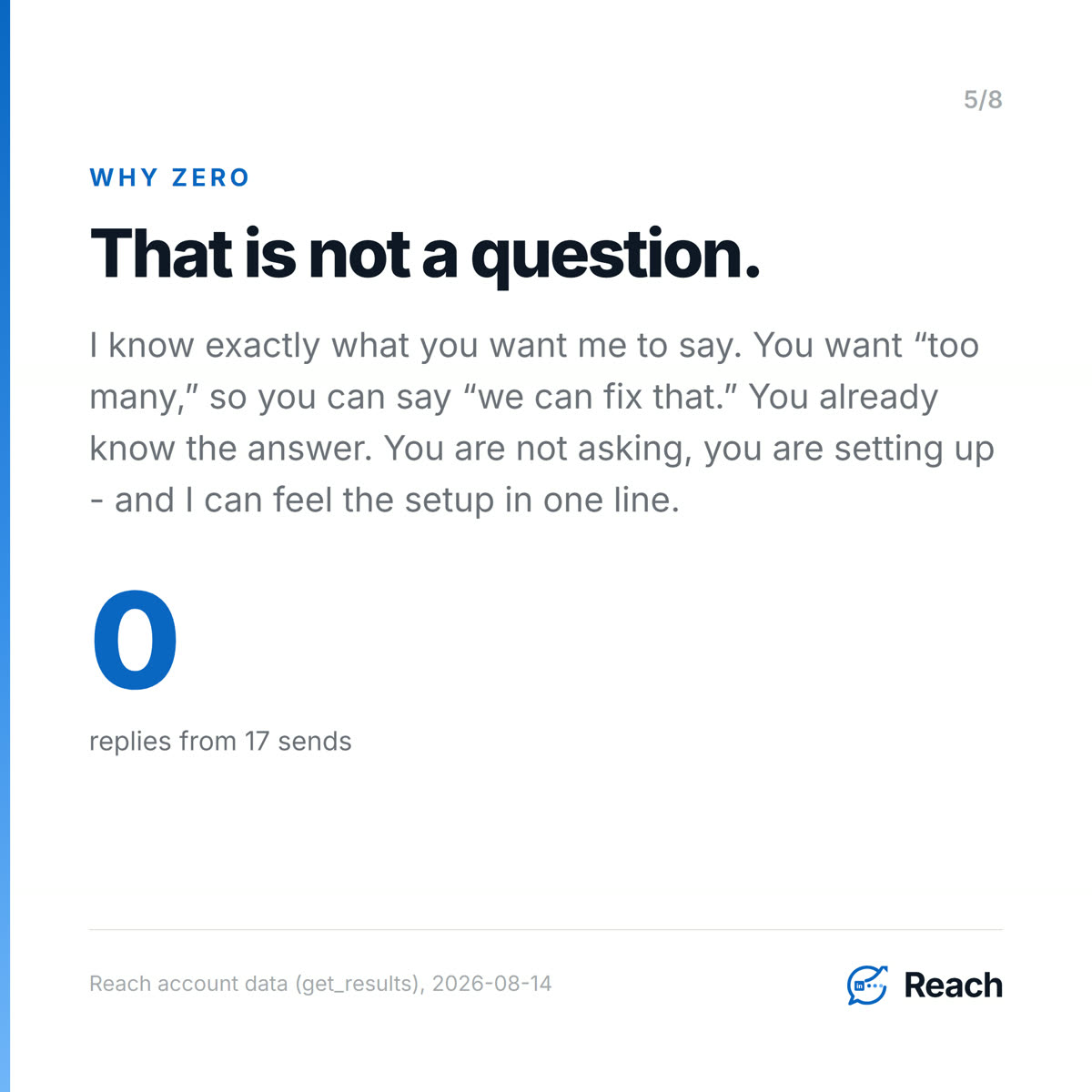 That is not a question.