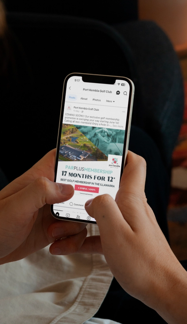 social media management on phone and laptop