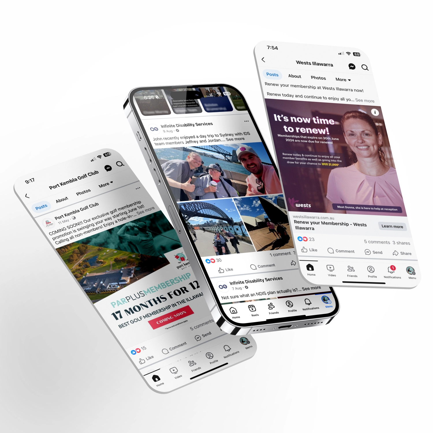 Social media phone flatlay