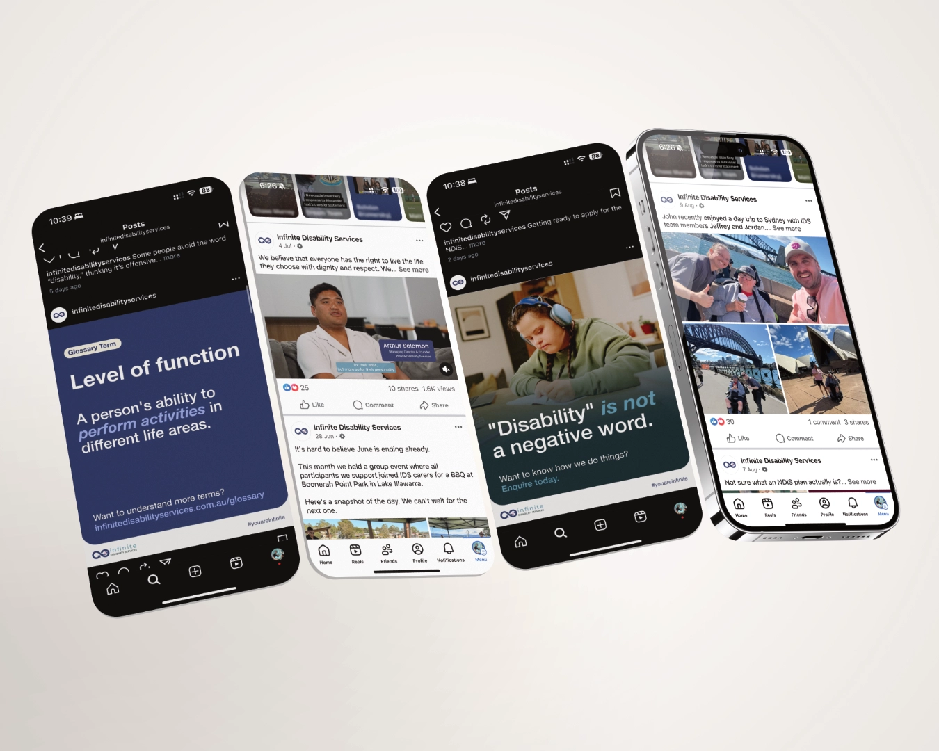 social media mockup example