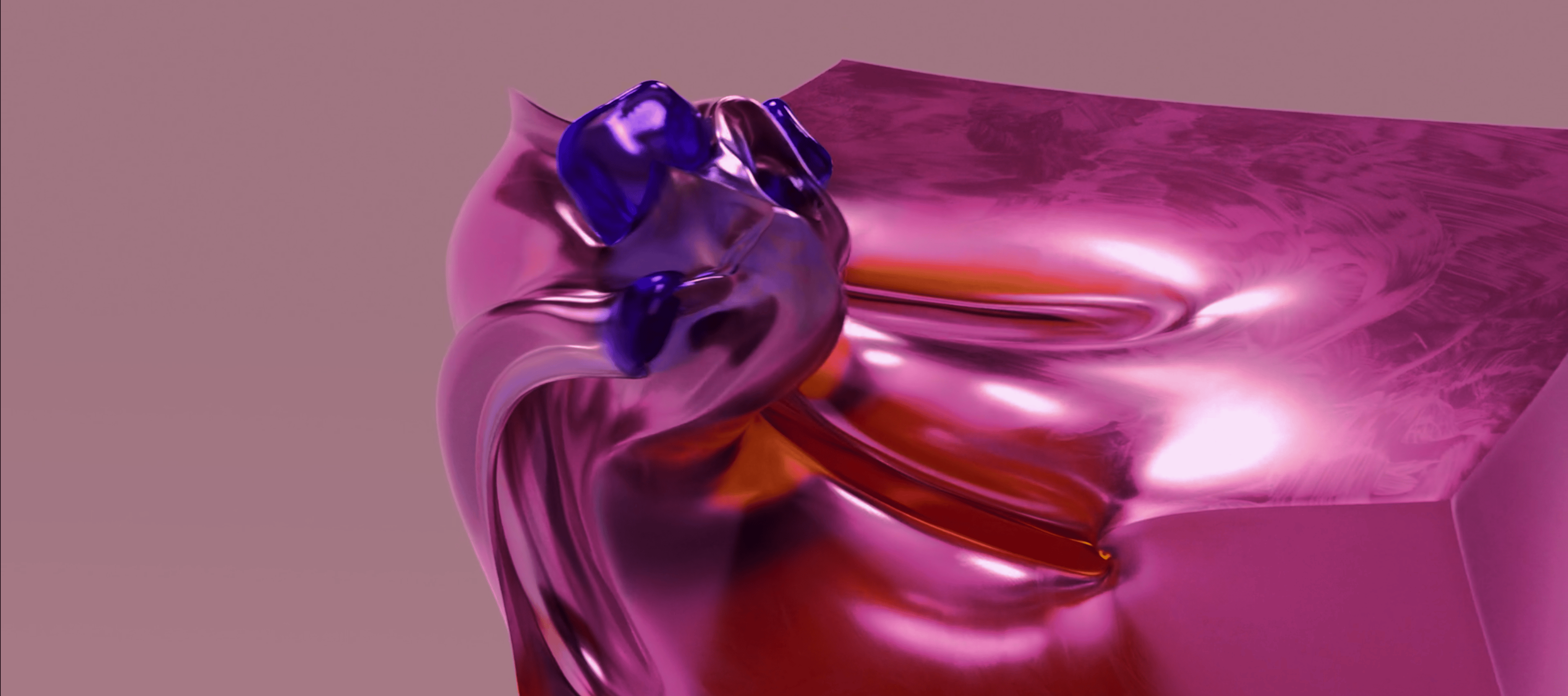 Kobu Studio - Abstract shape made of vibrant colors