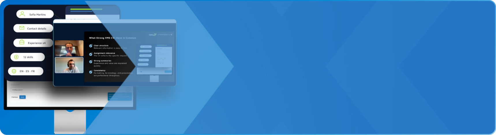 Webinar recording: How to Make Your CV Work on a VMS Platform with Mattias Van Nimmen and Nima Chitgar