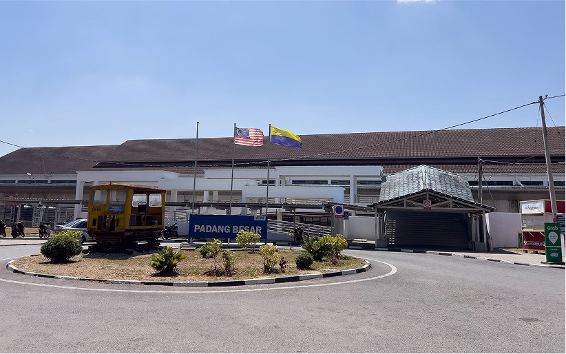 Bahnhof von Padang Besar in Malaysia