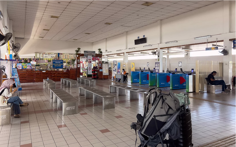Bahnhof von Padang Besar in Malaysia