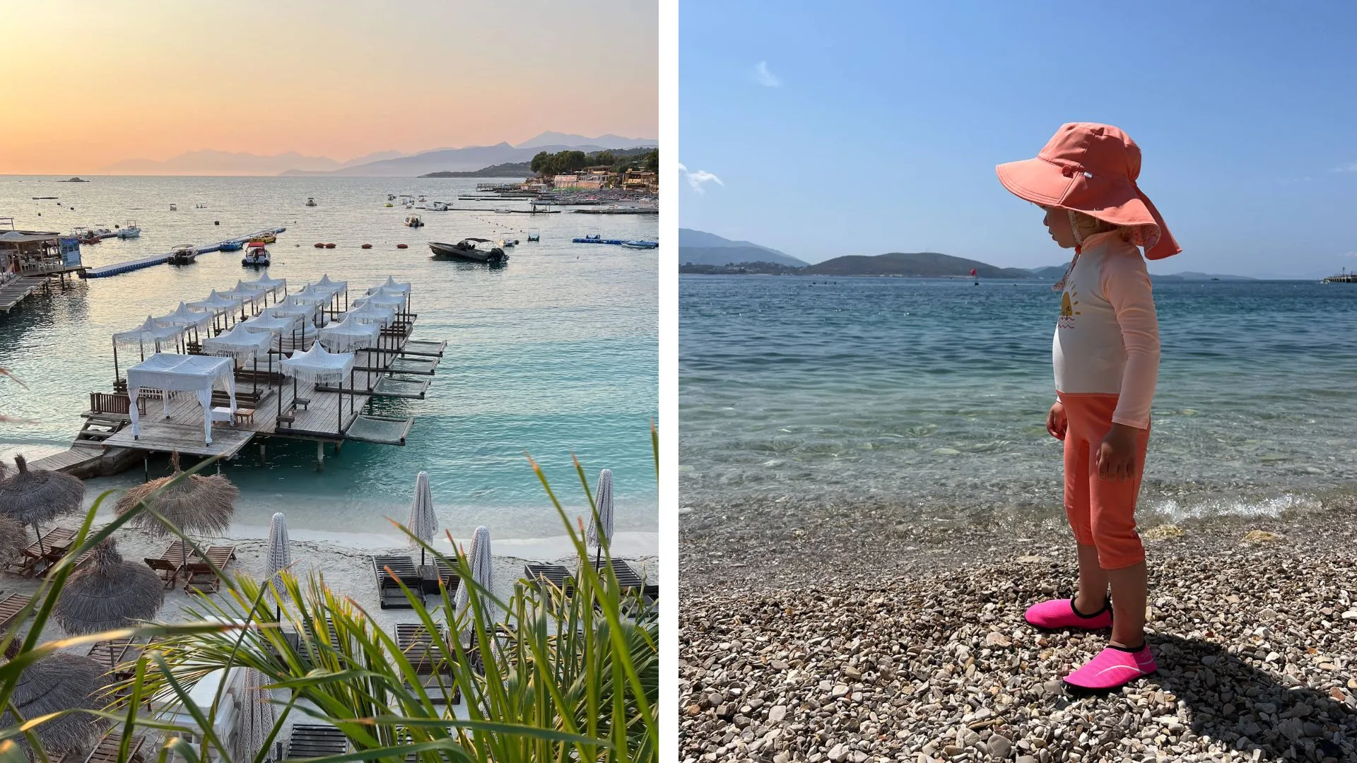 Verschiedene Strände in Albanien