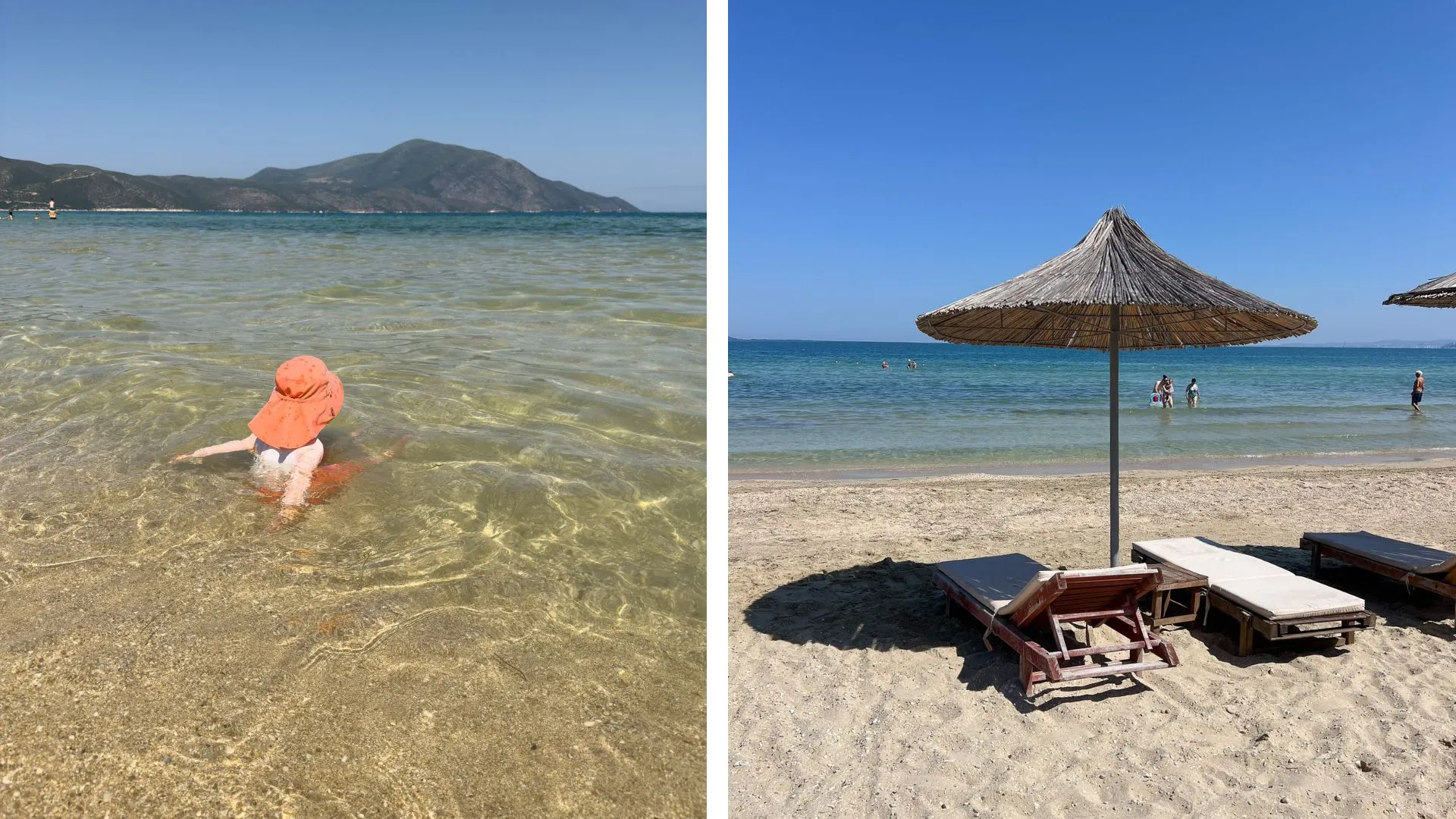 Orikum Beach mit Kindern