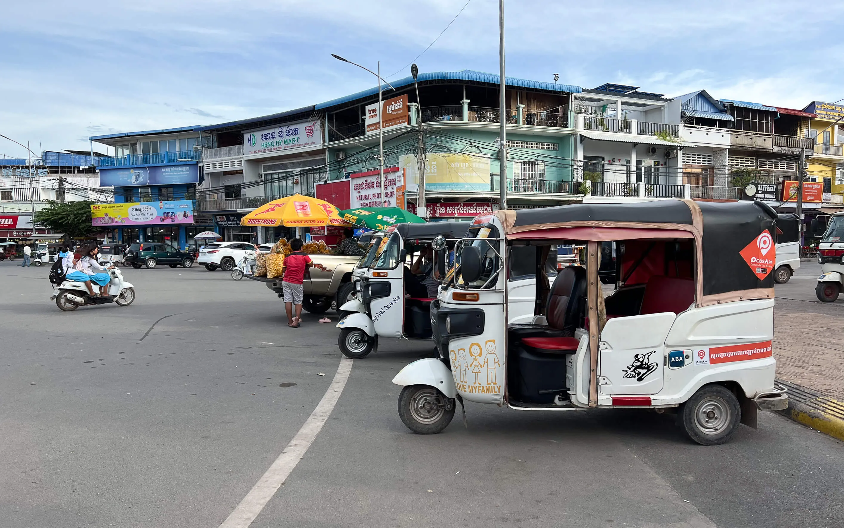 Tuk Tuk In Kampot