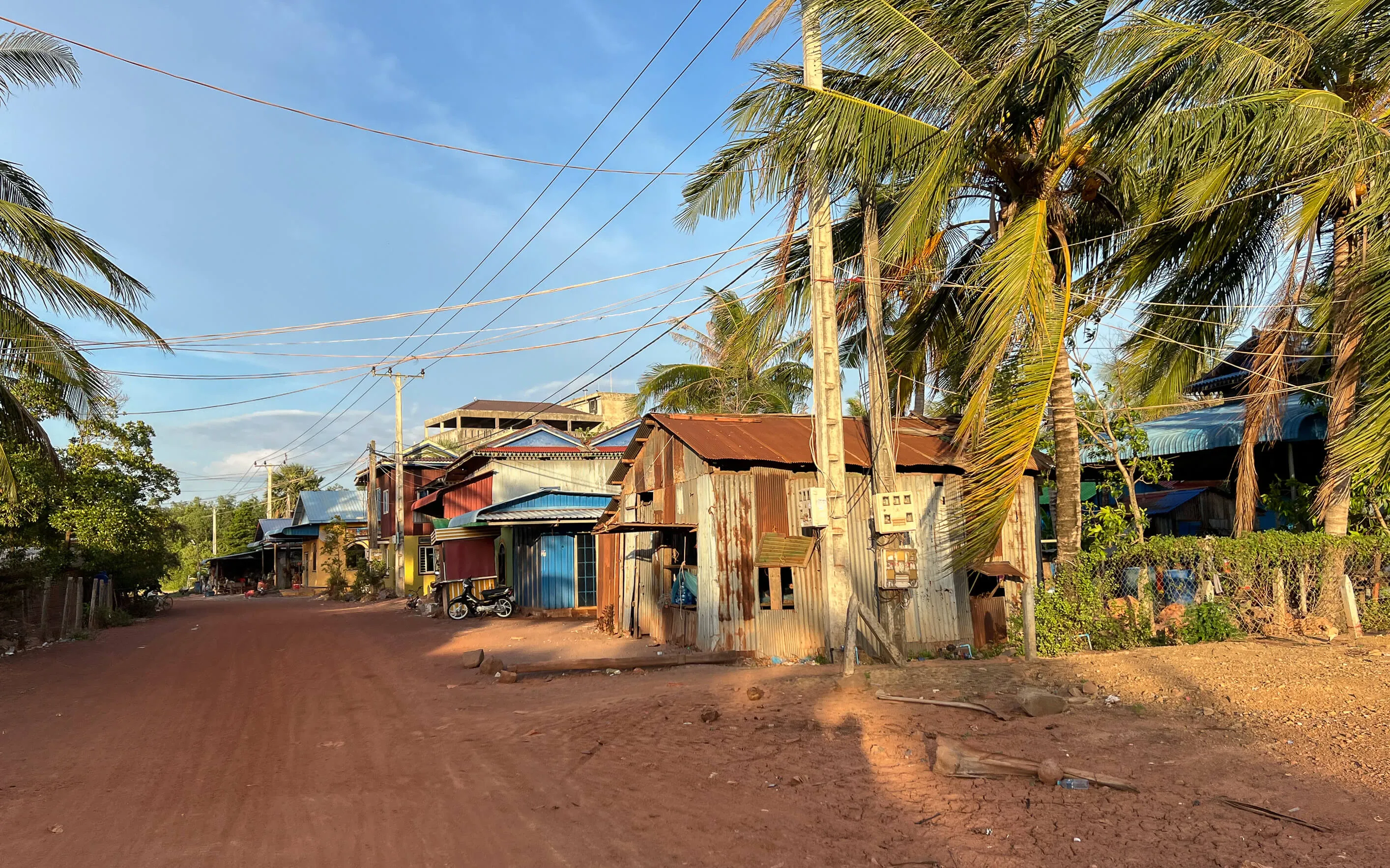 Wohnsiedlung in Kampot
