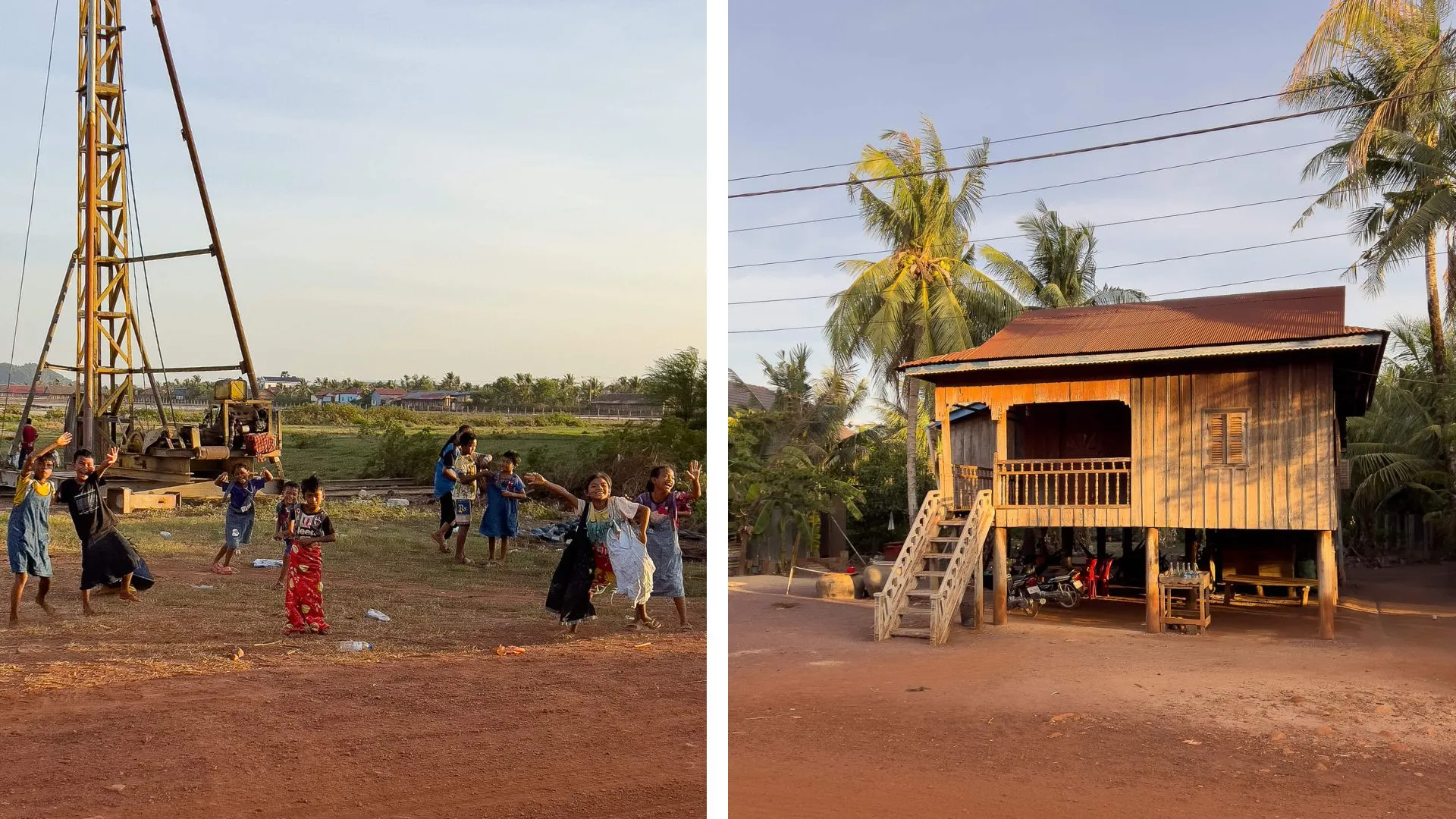 Wohnsiedlung in Kampot