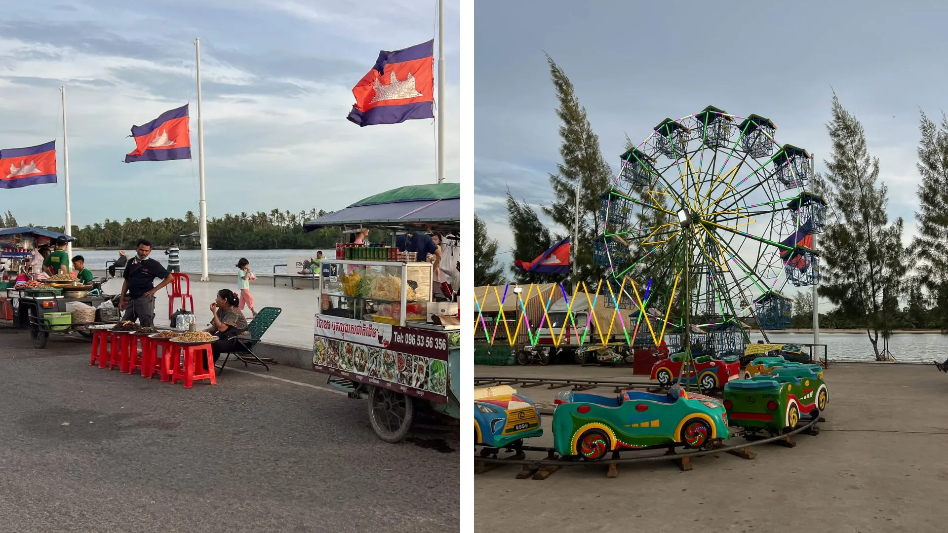 Nachtmarkt an der Promenade