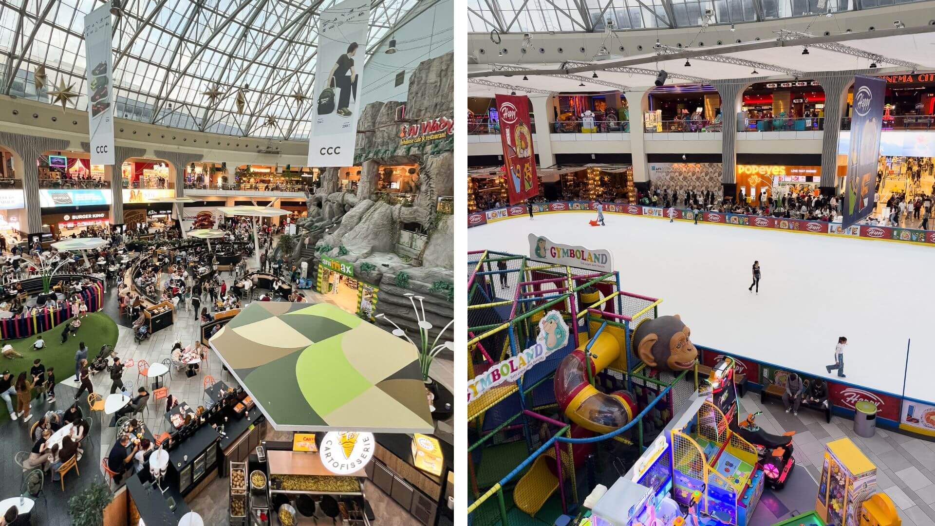 Volle Mall in Bukarest