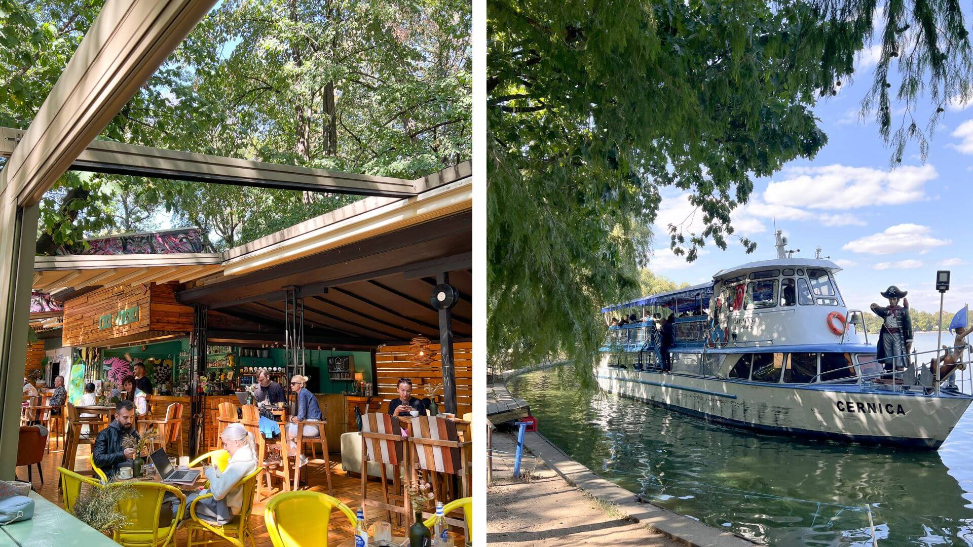 Café im Herăstrău-Park