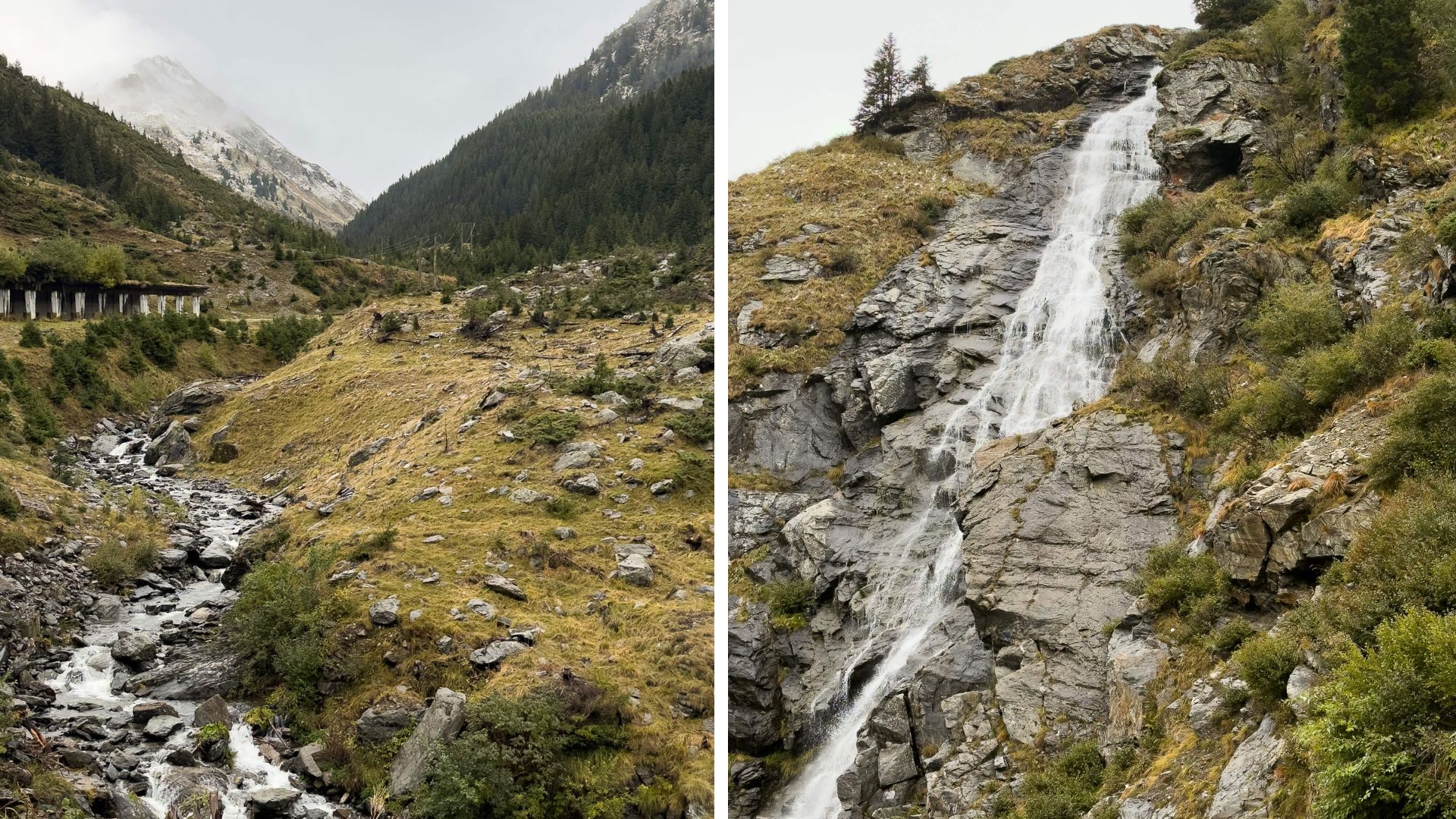 Transfăgărășan Wasserfall
