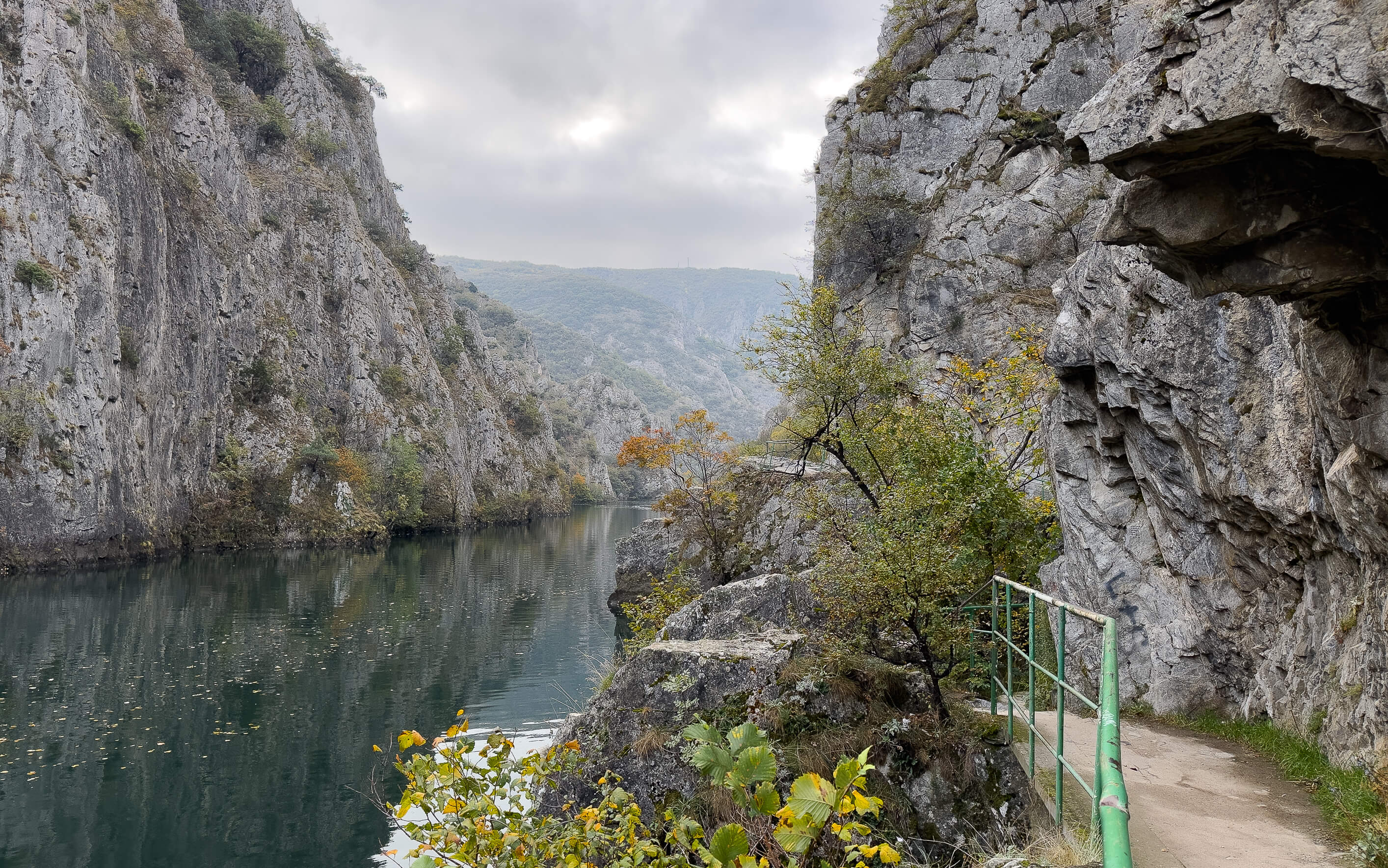 Felsen am Matka Canyon
