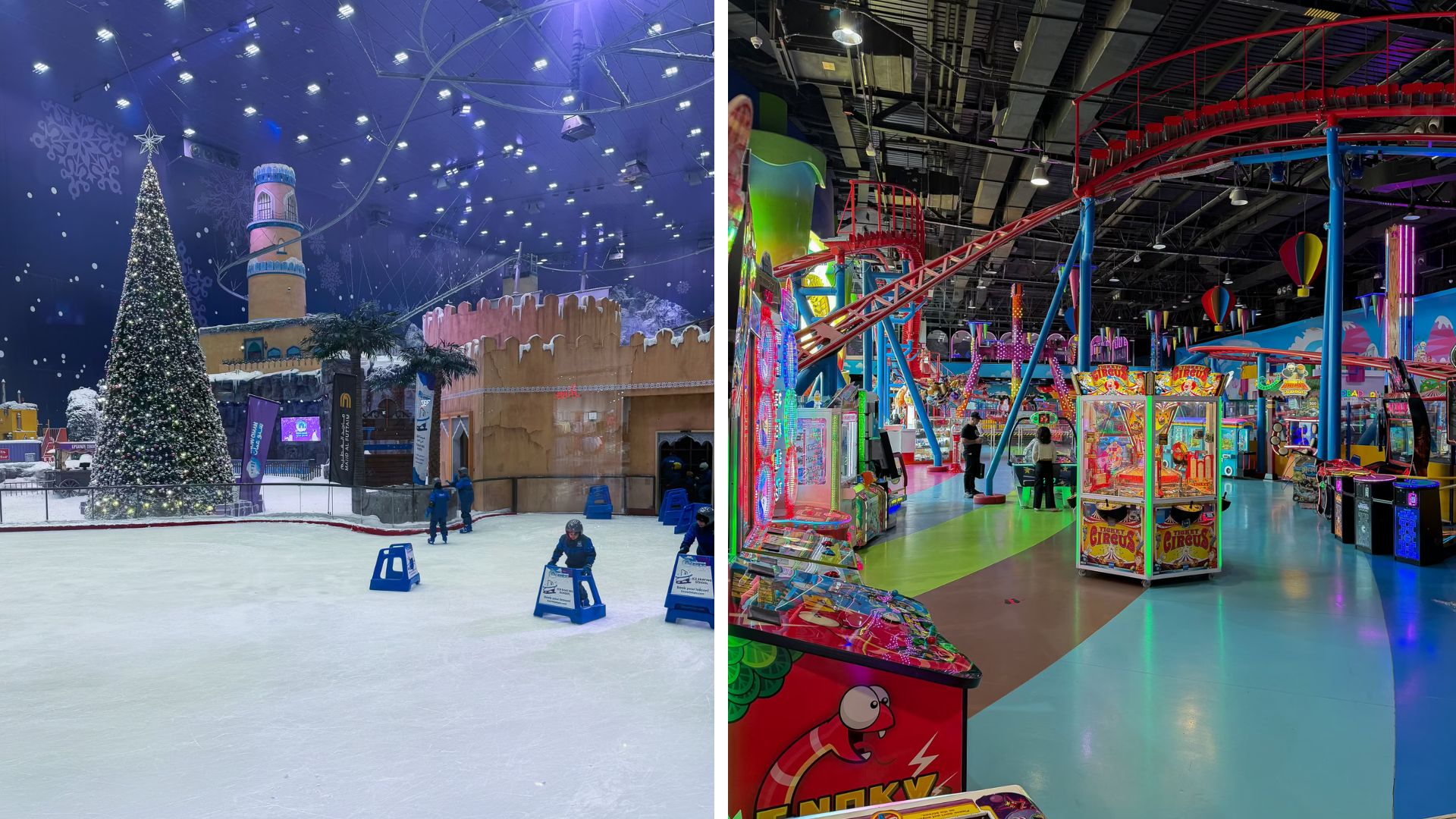 Mall in Muscat mit Eislaufahn