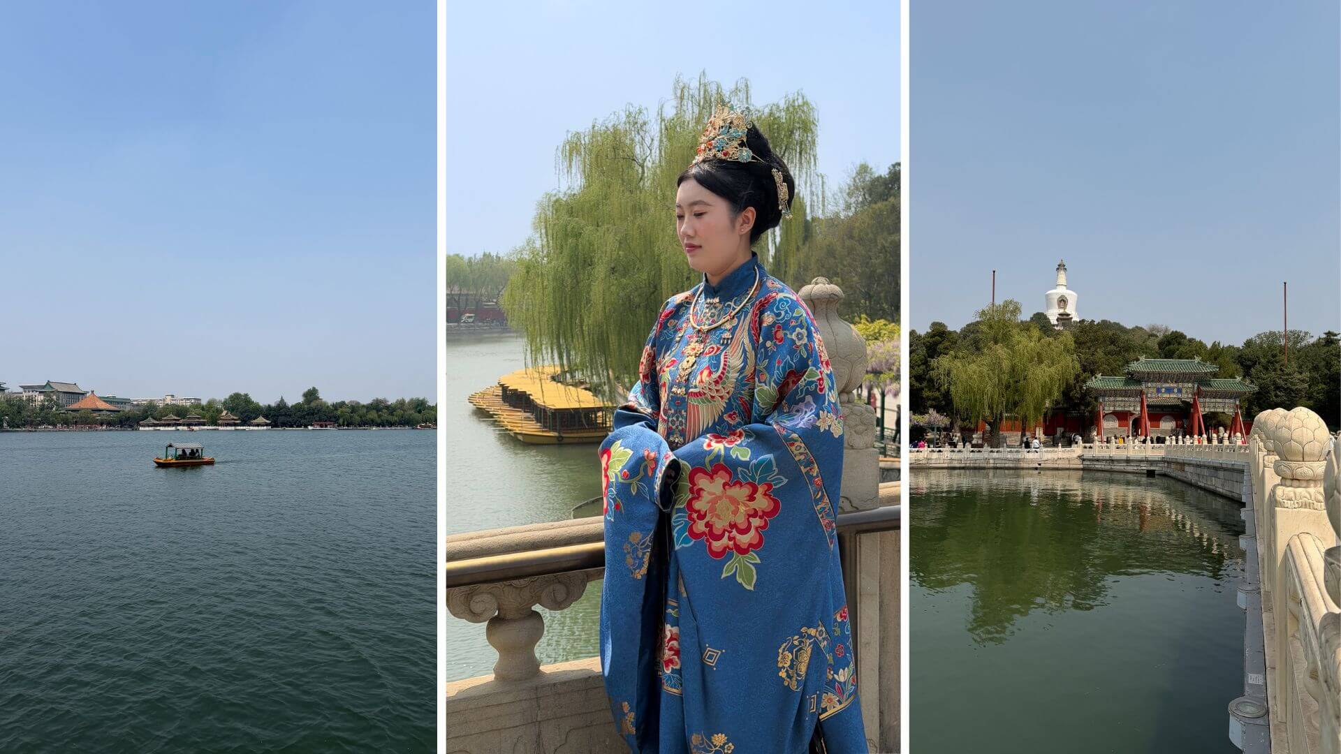 Traditionelle Freu im Beihai-Park