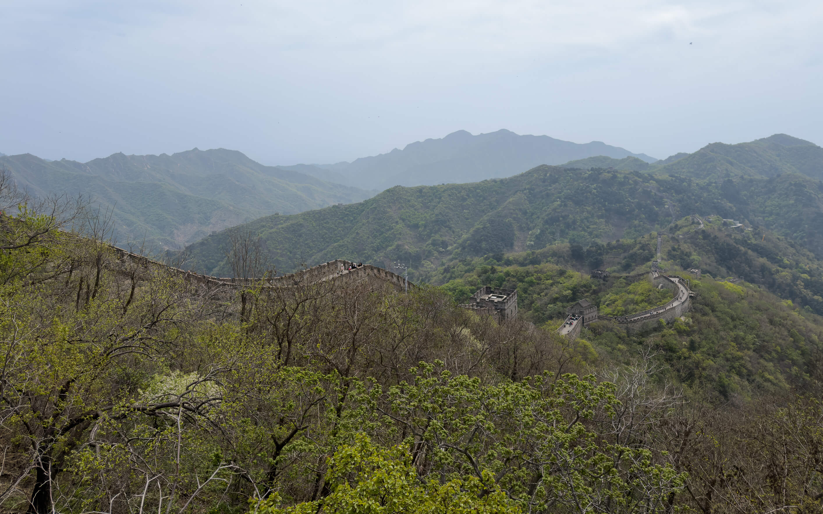Blick auf Chinesische Mauer
