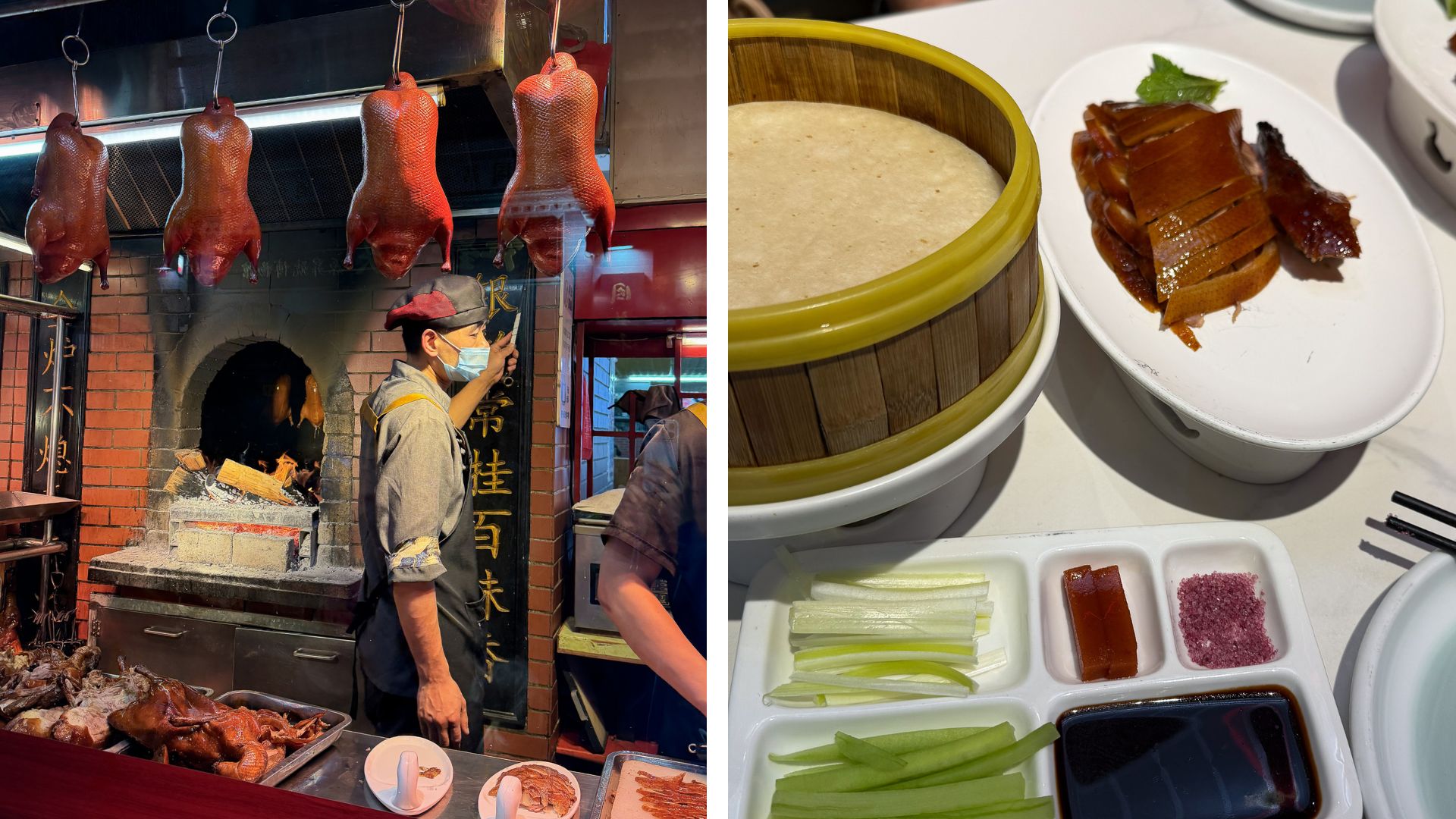 traditionelles Restaurant in Peking mit Pekingente